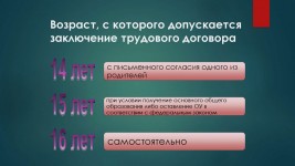 Прокуратура Богатовского района  разъясняет:  «Возраст, с которого допускается заключение трудового договора»